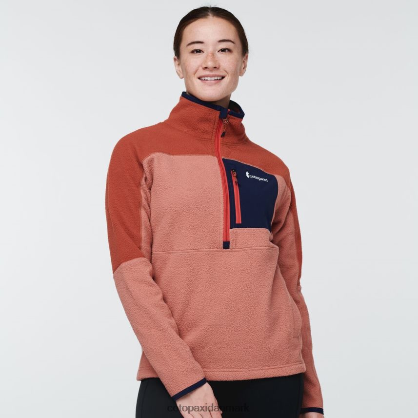 Cotopaxi abrazo halv lynlås fleece Kvinder tøj krydderi/jord 8FJ28H35