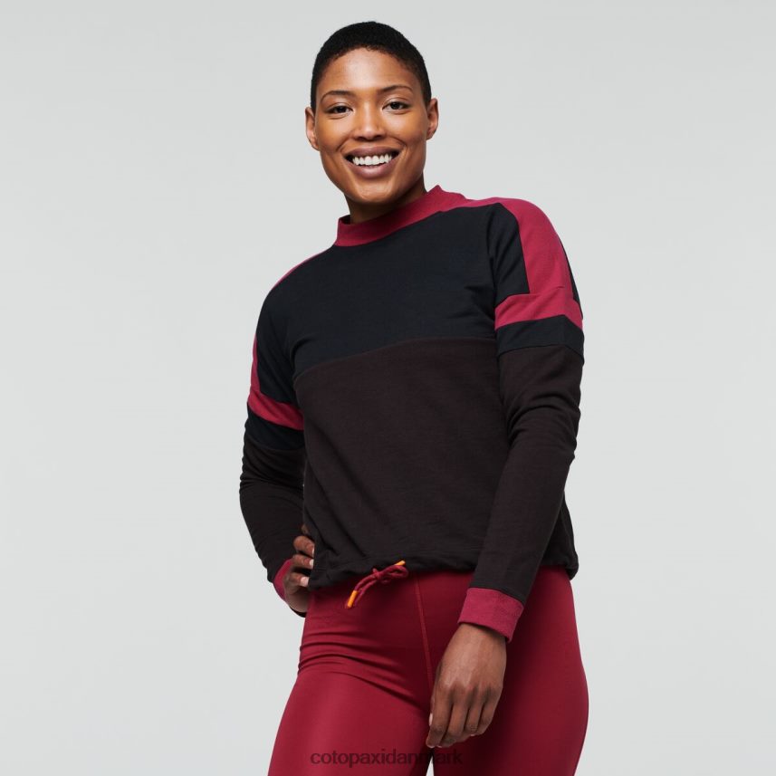 Cotopaxi bandera sweatshirt Kvinder tøj sort/hule 8FJ28H55
