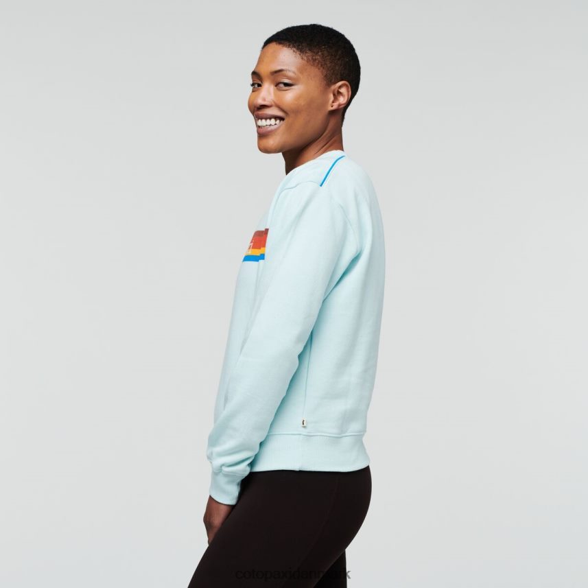 Cotopaxi i horisonten økologisk crew sweatshirt Kvinder tøj is 8FJ28H66