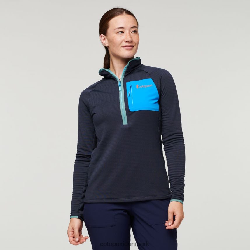 Cotopaxi otero fleece pullover med halv lynlås Kvinder tøj grafit 8FJ28H22