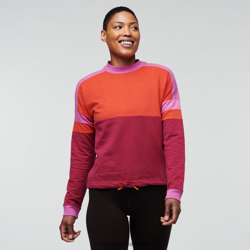 Cotopaxi bandera sweatshirt Kvinder tøj canyon/hindbær 8FJ28H54