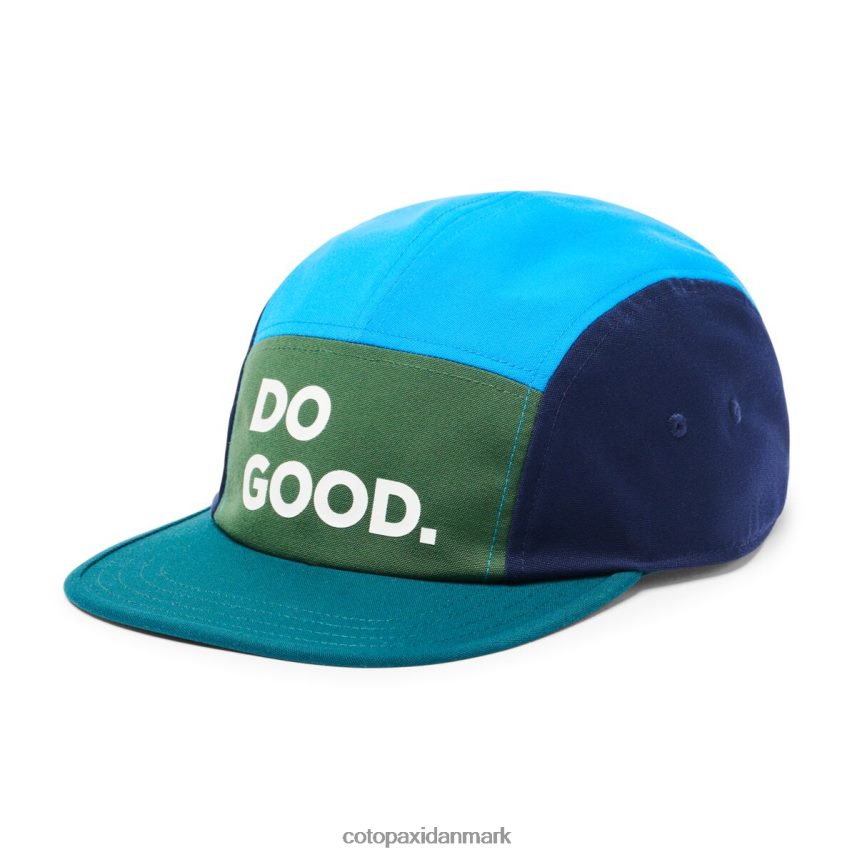 Cotopaxi gør god 5-panel hat unisex tilbehør skov/dybt hav 8FJ28H174